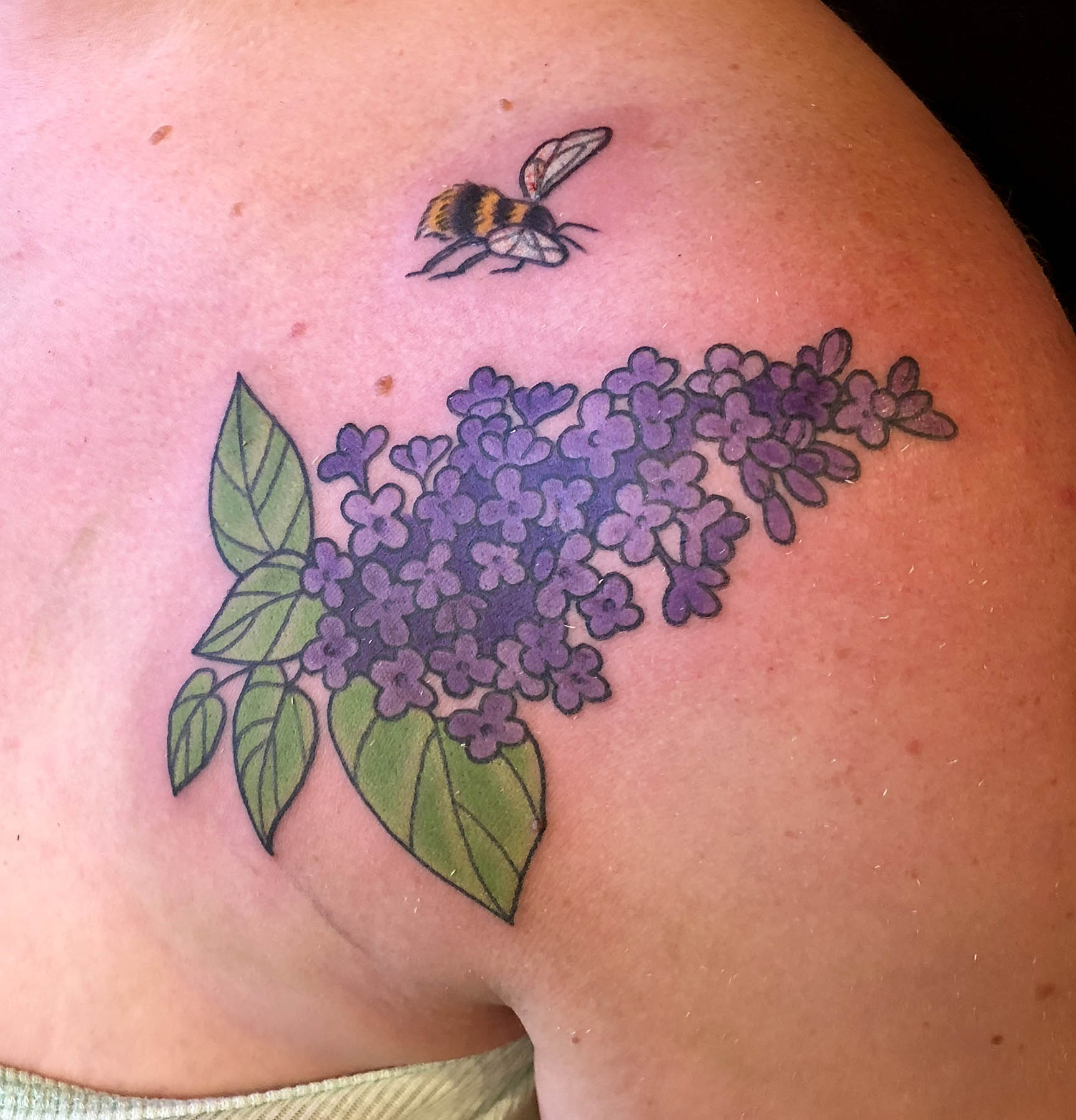 Lilac and Bee