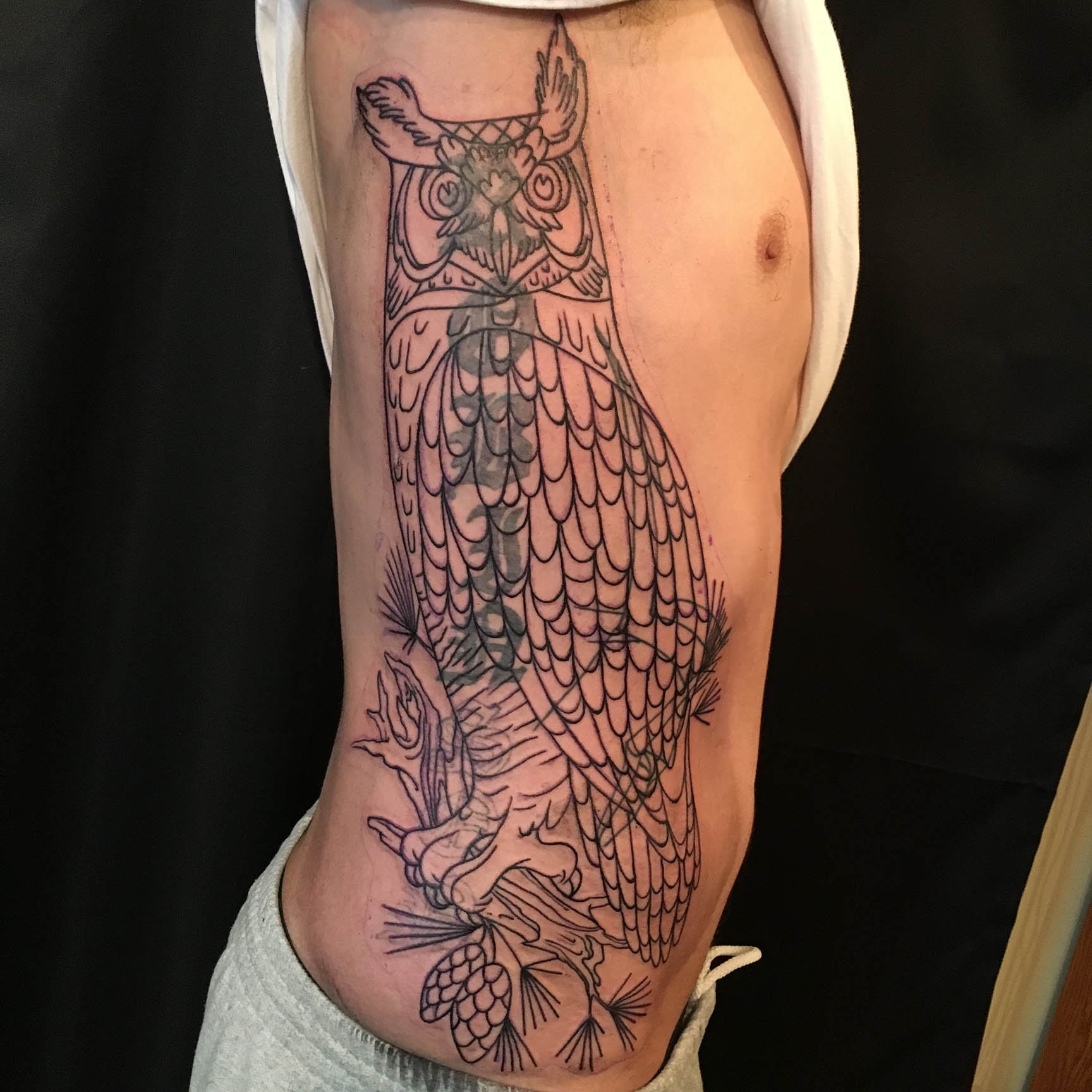 5,143 Owl Outline Tattoo Images, Stock Photos, 3D objects, & Vectors |  Shutterstock