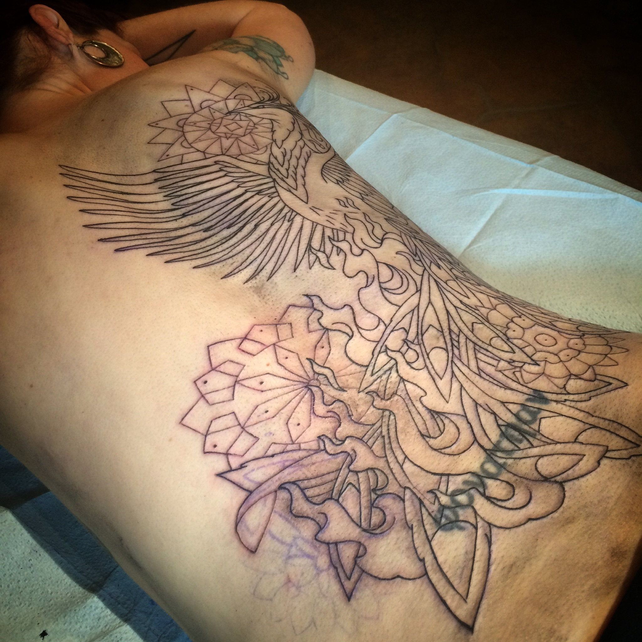 Phoenix Lettering Cover-up